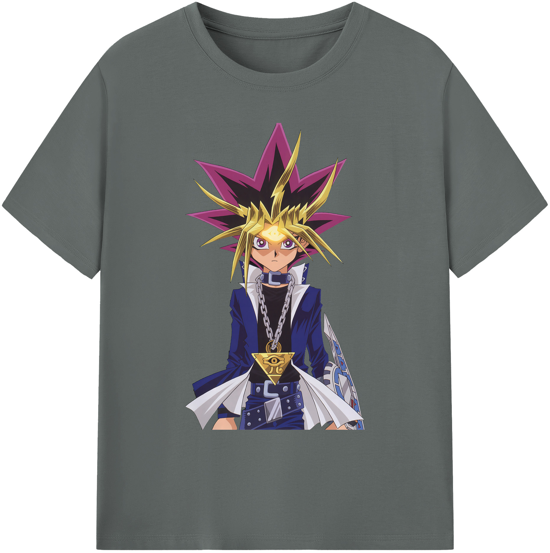 （画像用） 遊☆戯☆王 Yu-Gi-Oh! 綿100％ メンズ半袖Tシャツ｜肌触りやわらか＆通気性